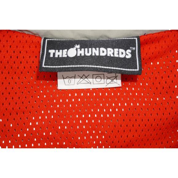 The Hundreds x MLB Inspired Colorblock Windbreaker Jacket Red Blue Gray Size L - Picture 8 of 16